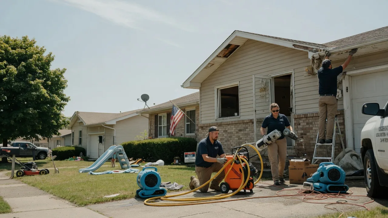 Water Damage Restoration in Harristown, IL near me